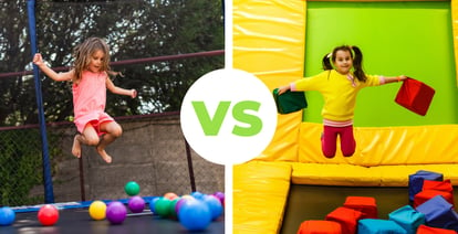 Public use vs Family trampolines - AKROBAT