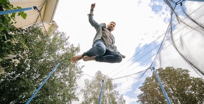 The most popular trampolines for adults - Akrobat