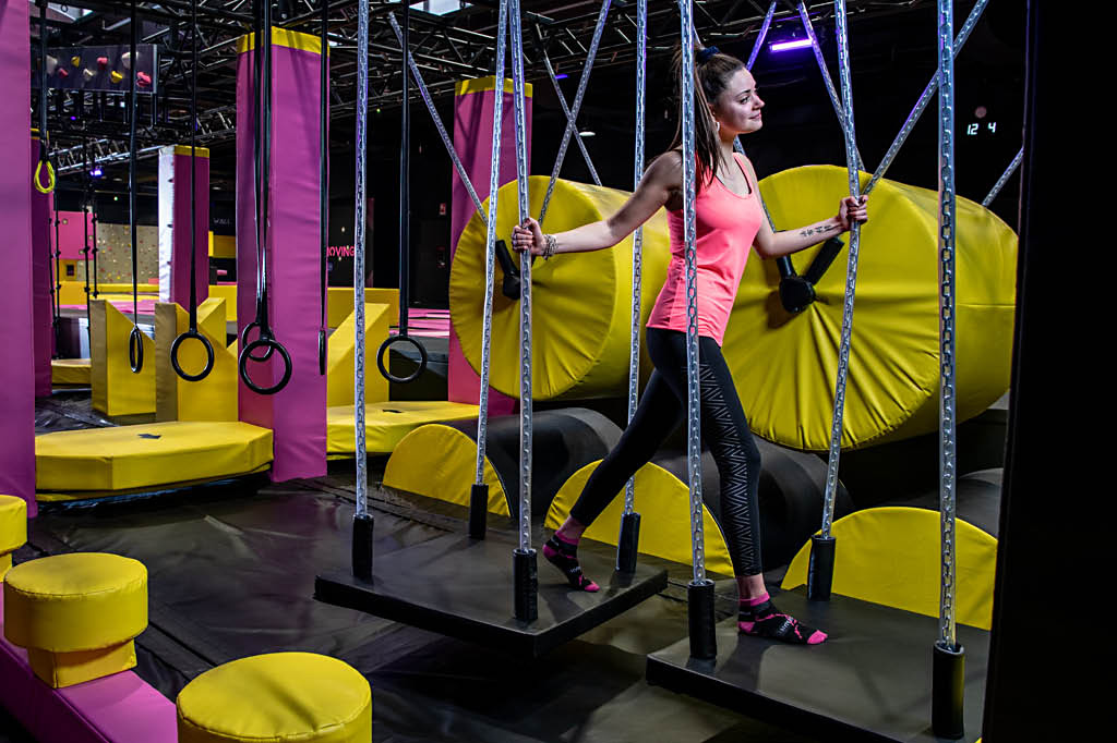 Ninja trampoline